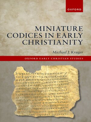 cover image of Miniature Codices in Early Christianity